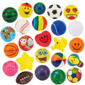 Neliblu Bulk Set of 2.5-Inch Squishy Stress Balls - 24 Squishy Fidget Toys for Classroom Treasure Box Prizes Fidget Toys - Grip Strength Trainer - Party Favors for Kids and Adults