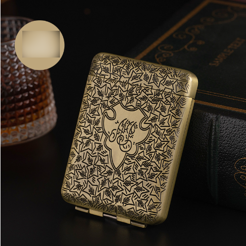 Luxury Vintage Engraved Cigarette Case for 16/20 Cigarettes