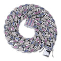 Rainbow Jewelry Miami Cuban Link Necklace for Men