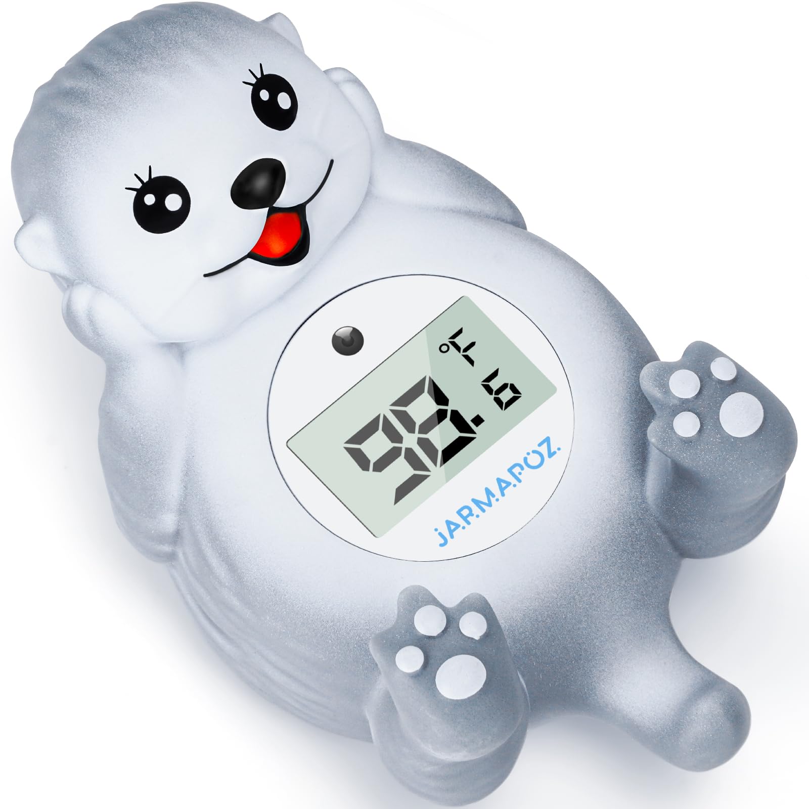 JARMAPOZ Baby Bath Thermometer - Water Thermometer for Baby Safety - Quick Read Floating Bathtub Toy in Fahrenheit & Celsius - Ideal for Infant Newborn & Toddler Bath Time