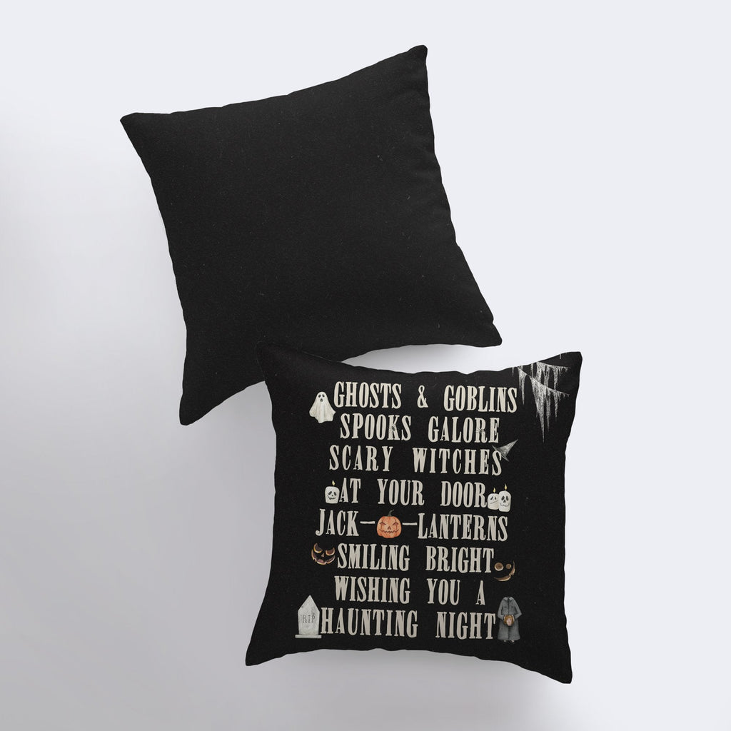 Ghost and Goblins Pillow