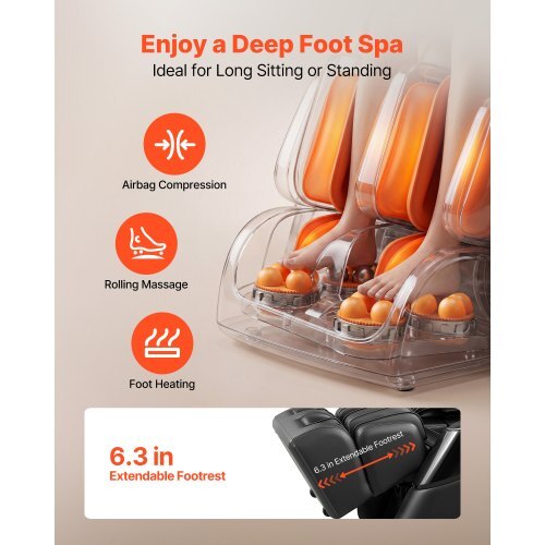 Massage Chair, 4D Zero-Gravity Full Body Massage Chair with Extendable Footrest, Automatic Modes, Airbags, Waist & Leg Heating, Bluetooth Speaker, Touchscreen Control, for Home and Office Use