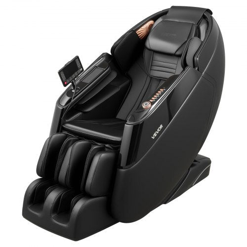 Massage Chair, 4D Zero-Gravity Full Body Massage Chair with Extendable Footrest, Automatic Modes, Airbags, Waist & Leg Heating, Bluetooth Speaker, Touchscreen Control, for Home and Office Use