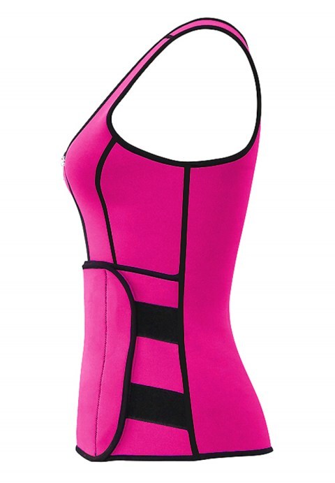 Front Zipper Velcro Neoprene Body Shaper Vest