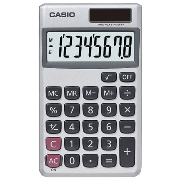 8 digit solar calc wallet