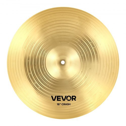 Cymbal Pack, 6 Pieces Cymbals for Drum Set, Alloy Cymbals Drum Set Includes 14-inch Hi-Hats, 16-inch Crash, 18-inch Crash, 20-inch Ride, 10-inch Splash, 16-inch China, Drumsticks & Cymbal Bag