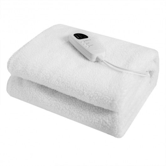 71 x 31 Inch Massage Bed Warmer Heating Pad with 5 Heat Settings