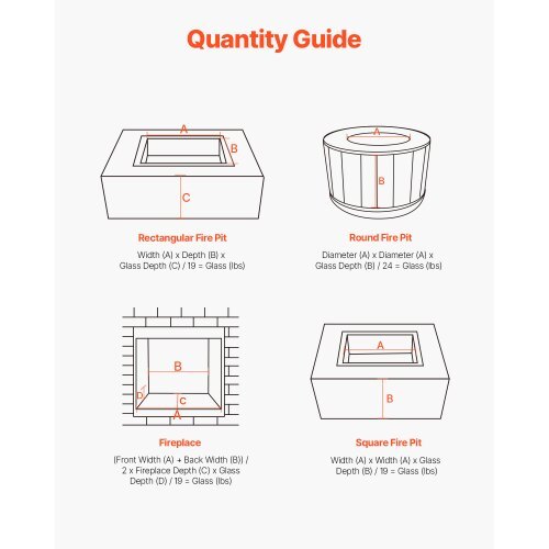 Fire Glass, 10 LBS / 4.5 KG High-Temperature Resistant Fireplace Rocks, 1/2-Inch / 12.7 mm Reflective & Smokeless Firepit Glass Rock, High Luster Stone Landscaping for Fire Pit Table, Copper