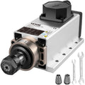 Air Cooled Spindle Motor 2.2KW CNC Spindle Motor 220V Square Air Cooled Spindle Motor ER20 Collet 24000 RPM CNC Spindle 6A Spindle Motor 400 Hz for CNC Router Engraving Milling Machine