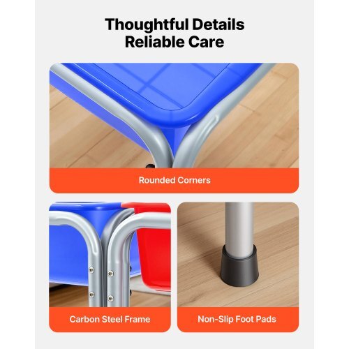 Sensory Table for Toddlers, Kids 2-Station Sand and Water Adjustable Play Table with Detachable Storage Bins and Non-Slip Feet, Carbon Steel Frame, Rounded Corners, for Boys and Girls Exploring