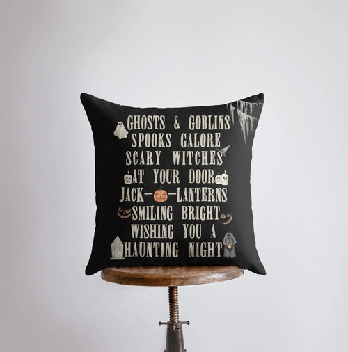 Ghost and Goblins Pillow