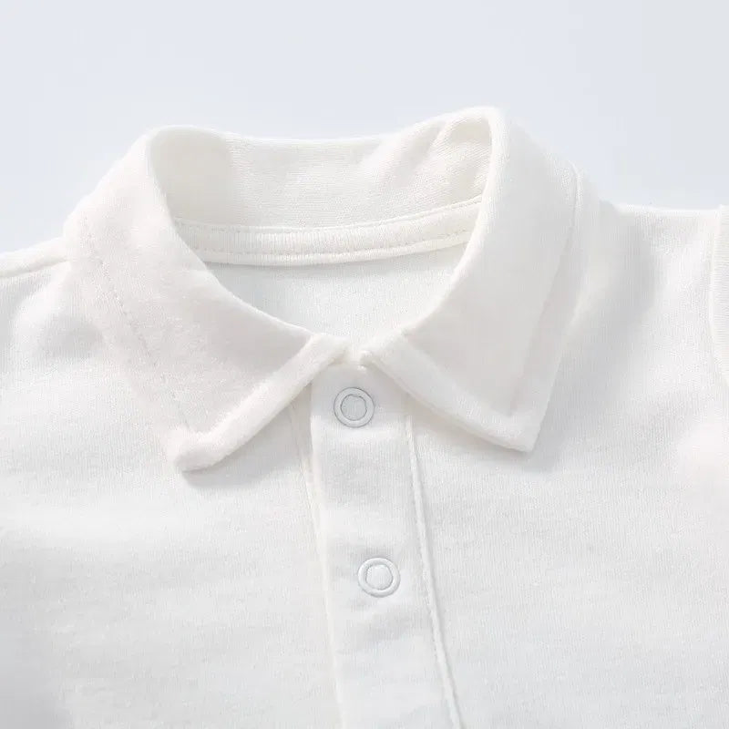 Color: Blue, Kid Size: 24M - New Arrived Cotton Winter Autumn Baby Romper Baby Bodysuits Long Sleeve Polo Romper for Baby Girls Boys