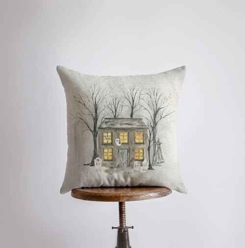Spooky House Pillow