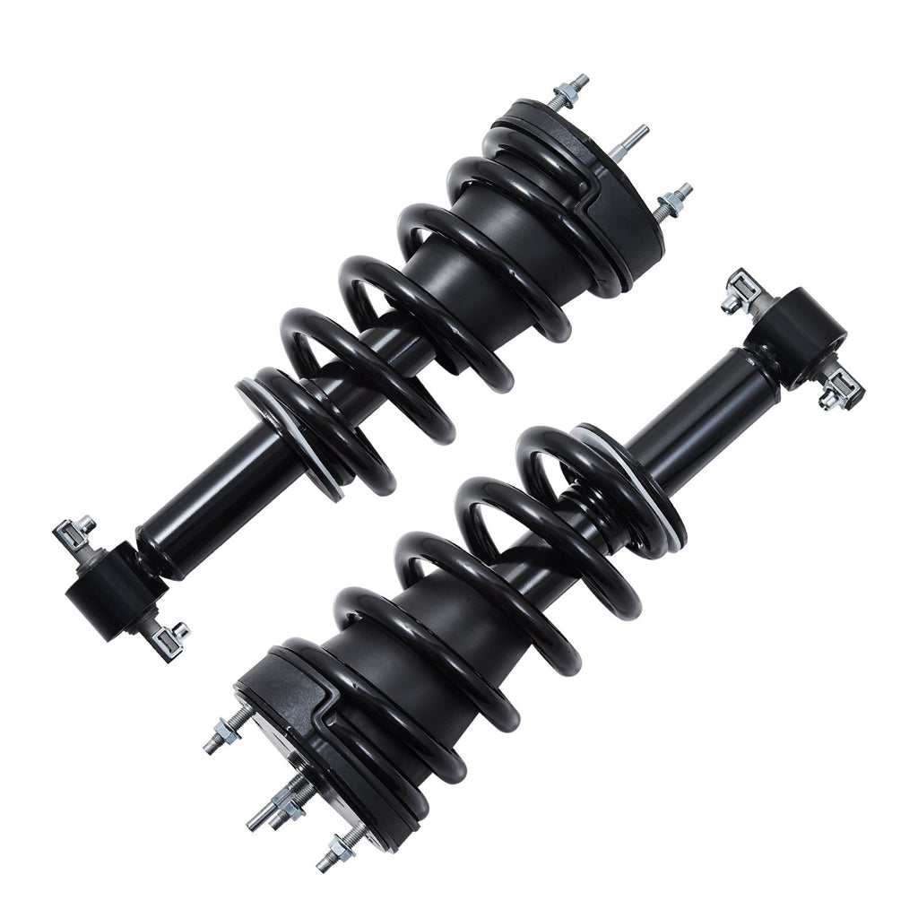 Front Air Shock Absorber Strut, 2 PCS, Compatible with Cadillac Escalade/ESV/EXT, GMC Sierra, Chevrolet Avalanche/Silverado/Suburban/Tahoe, Replacement for 19300066 22853793 19368455 19368456
