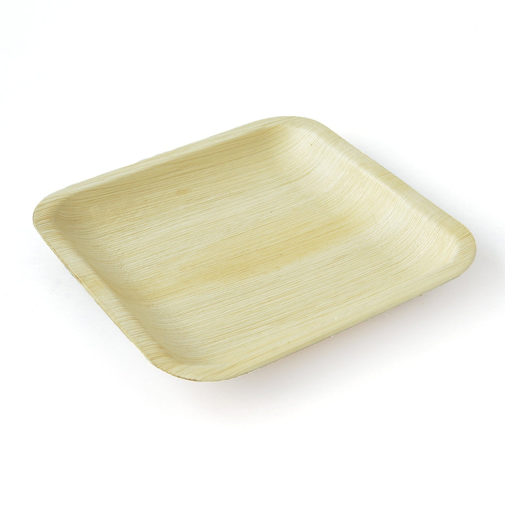 Palm Leaf Square Plates 8" Inch (Set of 100/50/25)