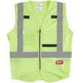 Milwaukee Tool Hi Vis Yellow Safety Vest - S/M