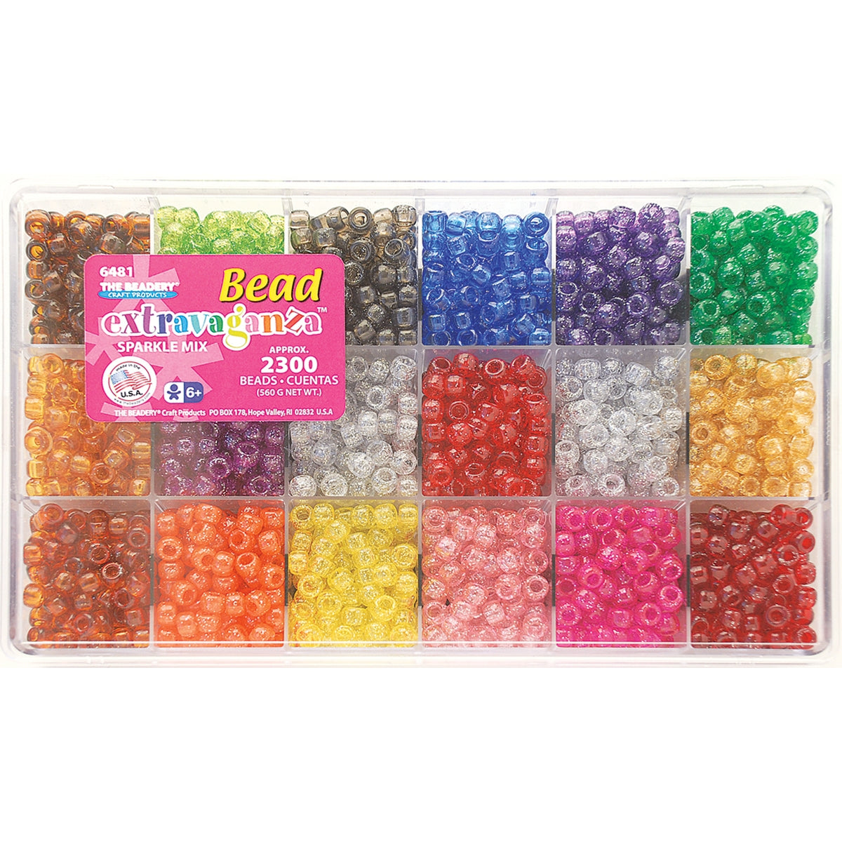 Bead Extravaganza Bead Box Kit 19.75oz-ALL Sparkle (Pack OF 1)
