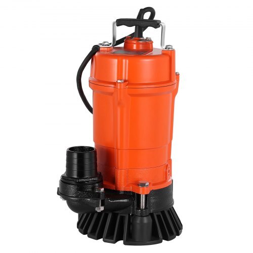 1/2 HP Submersible Trash Pump, 2000 GPH, 120V Cast Iron Submersible Sump Sewage Pump with 2 in Discharge, 39 ft Max Lift, Drain Dirty Clean Water, for Pools, Garden, Pond, Basement, Flooded Area