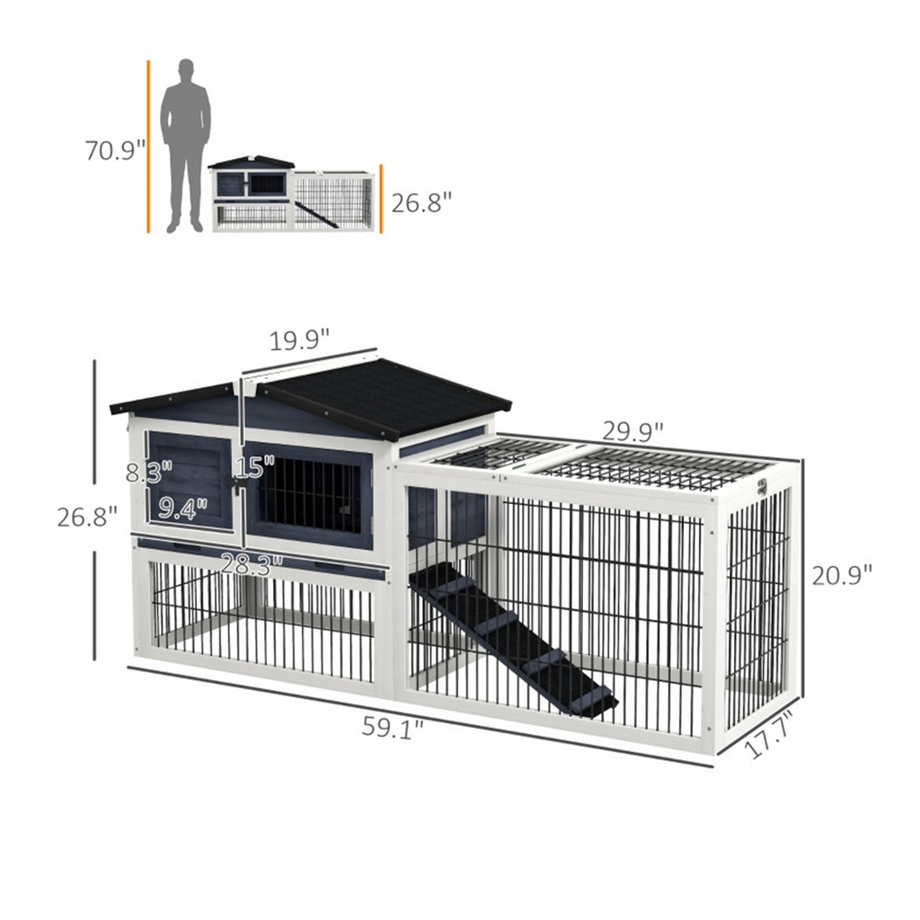 Outdoor Rabbit Hutch