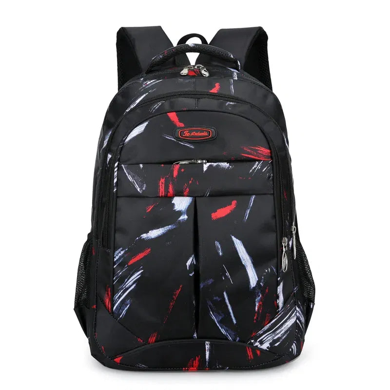 Color: Blue - New Backpack With Large Capacity Lightweight Pressure Relief Backpack Leisure Travel Student Backpack