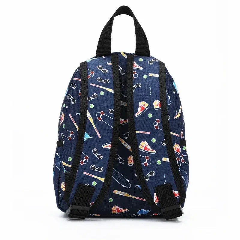 Color: Beige, Size: 13 inches - Casual Kids Backpack Dinosaur School Bag Travel Rucksack Cartoon Kids Boy Girls Schoolbag Student Bookbag Children Daypack Bag