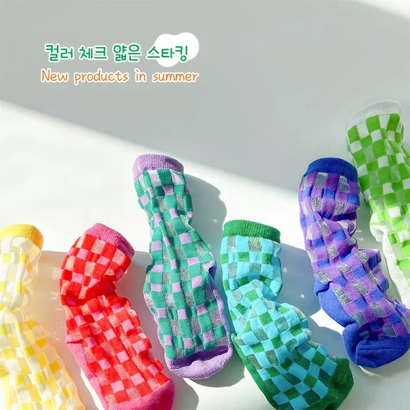 Color: Black, Size: 2-3T - Boys Summer Socks Girls Thin Socks Trendy Pattern Crew Socks Children Socks 3 Pairs