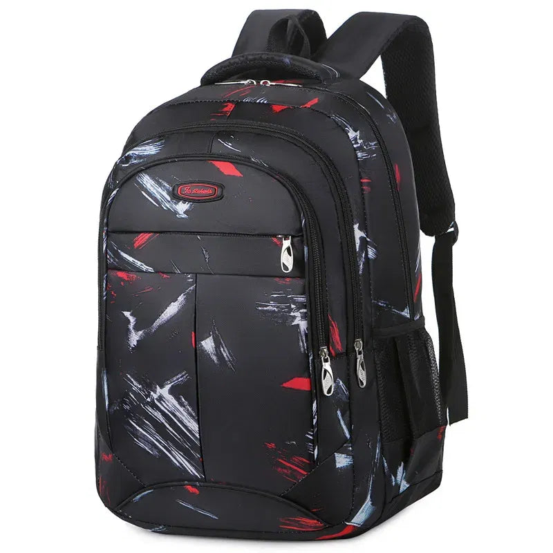 Color: Blue - New Backpack With Large Capacity Lightweight Pressure Relief Backpack Leisure Travel Student Backpack
