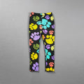 Color: Khaki, Kid Size: 5 - 2-11Y Girls' Pants Autumn and Winter Slim Fit Warm Bottom Pants Thickened Velvet Printed Children's Pants Baby Casual Pants
