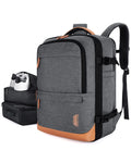 Color: GRAY, Size: 12 inches, Ships From: CHINA - BAGSMART 4PCS Travel Backpack Cabin Carry On Backpack with Packing Cubes 40L Expandable Waterproof Backpacks for Women
