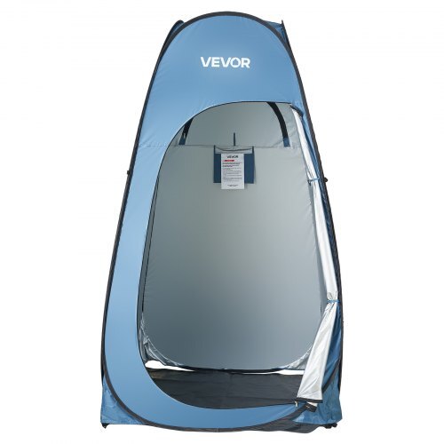 Pop up Shower Tent, Instant Portable Privacy Tent Changing Room with Shower Bag, Ground Stakes, Ropes, Carry Bag, 190T Polyester with Silver Coating, Quick Setup, for Camping, Beach, Fishing