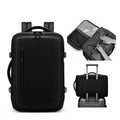 Color: Blue - Airback Vacuum Compression Backpack with Vacuum Pump 60L Expandable Travel Backpack for Men Women Airline Approved Business Bag