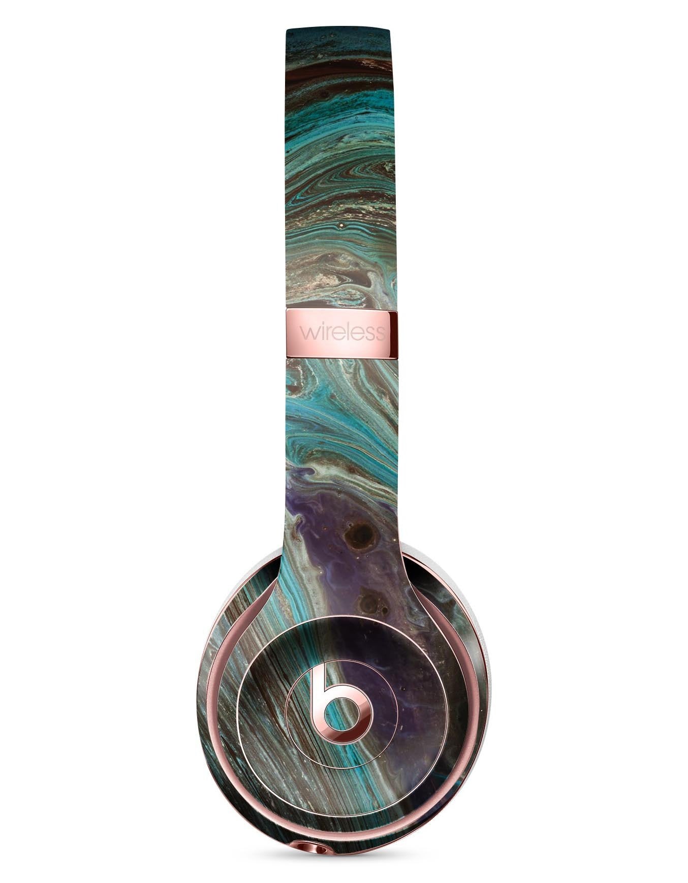 Swirling Dark Acrylic Marble Full-Body Skin Kit for the Beats by Dre