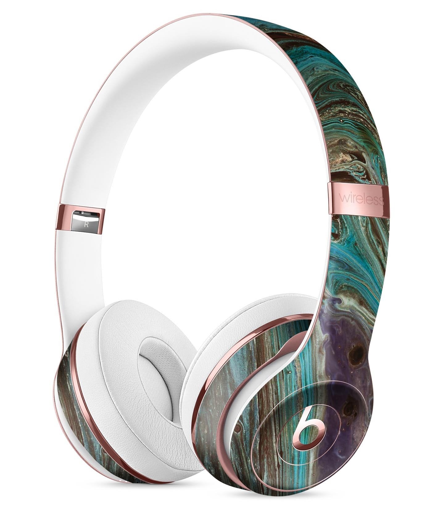 Swirling Dark Acrylic Marble Full-Body Skin Kit for the Beats by Dre