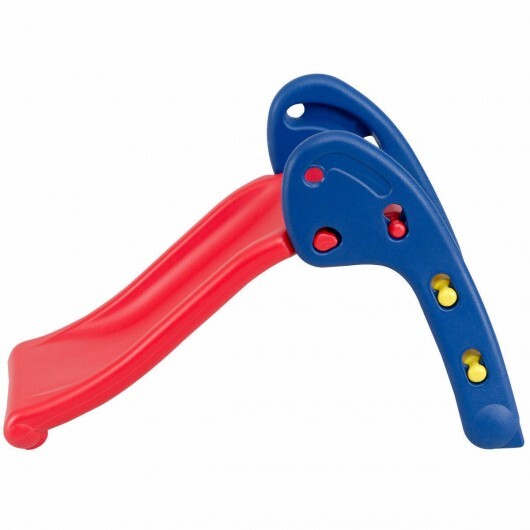 2 Step Children Folding Plastic Slide - Color: Red