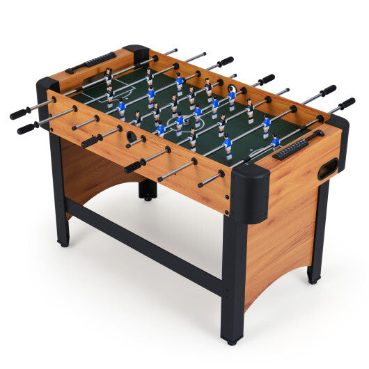 Foosball Table Competition Full Size Soccer Game Table with 22 Players-Natural - Color: Natural