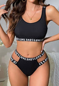 Fashion Love Bralette And Panty Set