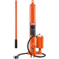 Hydraulic Long Ram Jack, 8 Ton Engine Hoist Cylinder with Air Pump and Single Piston Pump, Hydraulic Ram Cylinder Clevis Base for Engine Lift Hoists, Garage/Shop Cranes, Mechanical, Farm