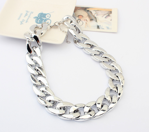 Trendy Chunky Chain Jewelry Accessories