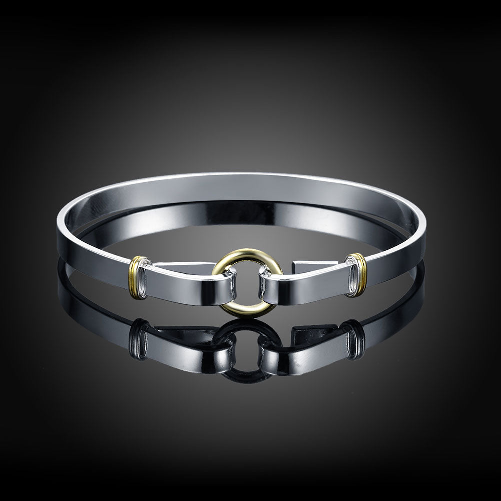 925 Silver Plated Colorful Women's Bracelet Jewelry