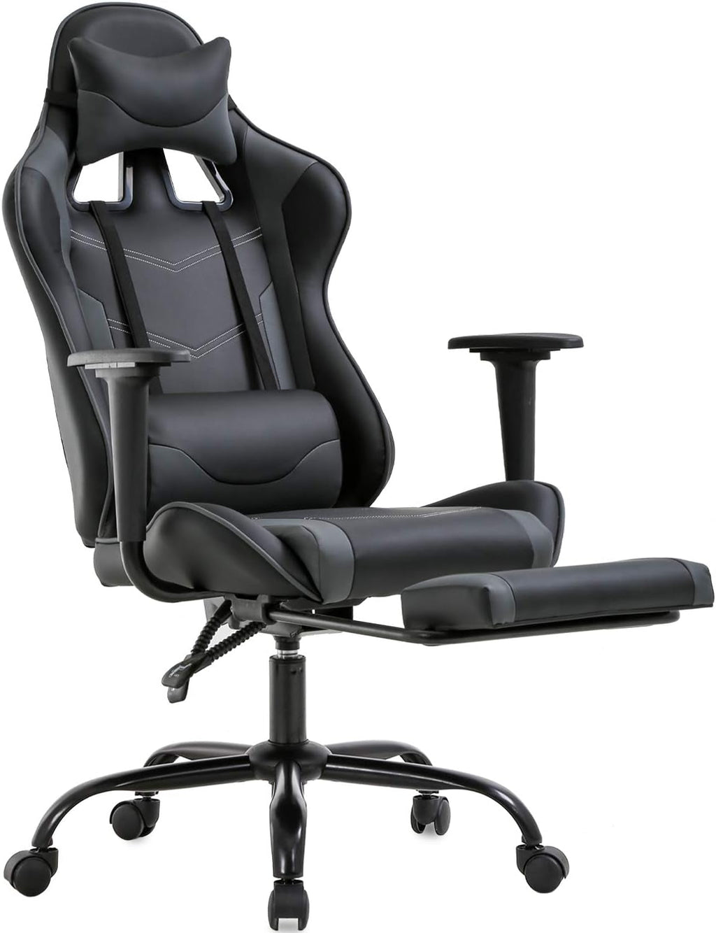 High Back Ergonomic Office Chair With Lumbar Support Grey