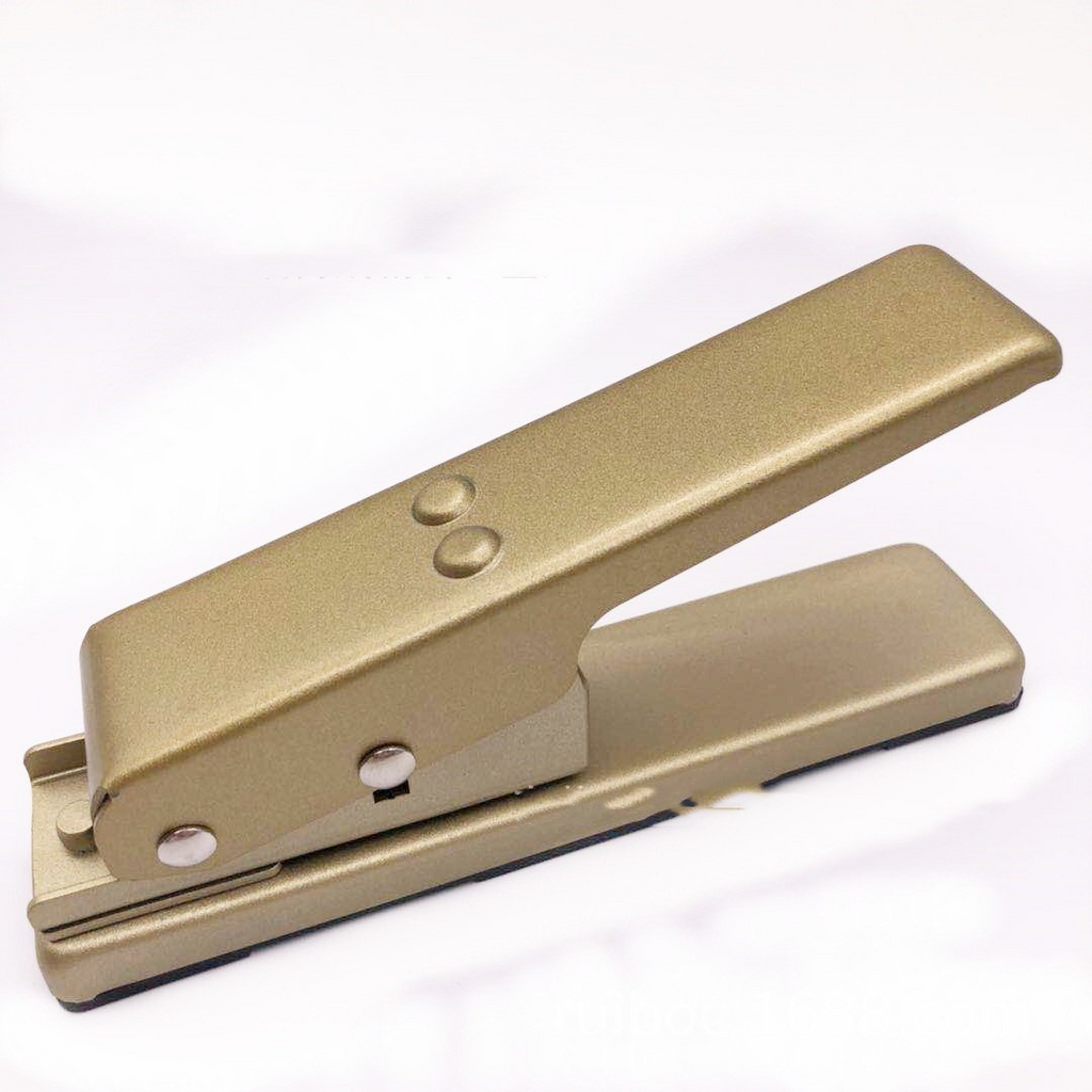 Gold Metal Guitar Pick Cutter