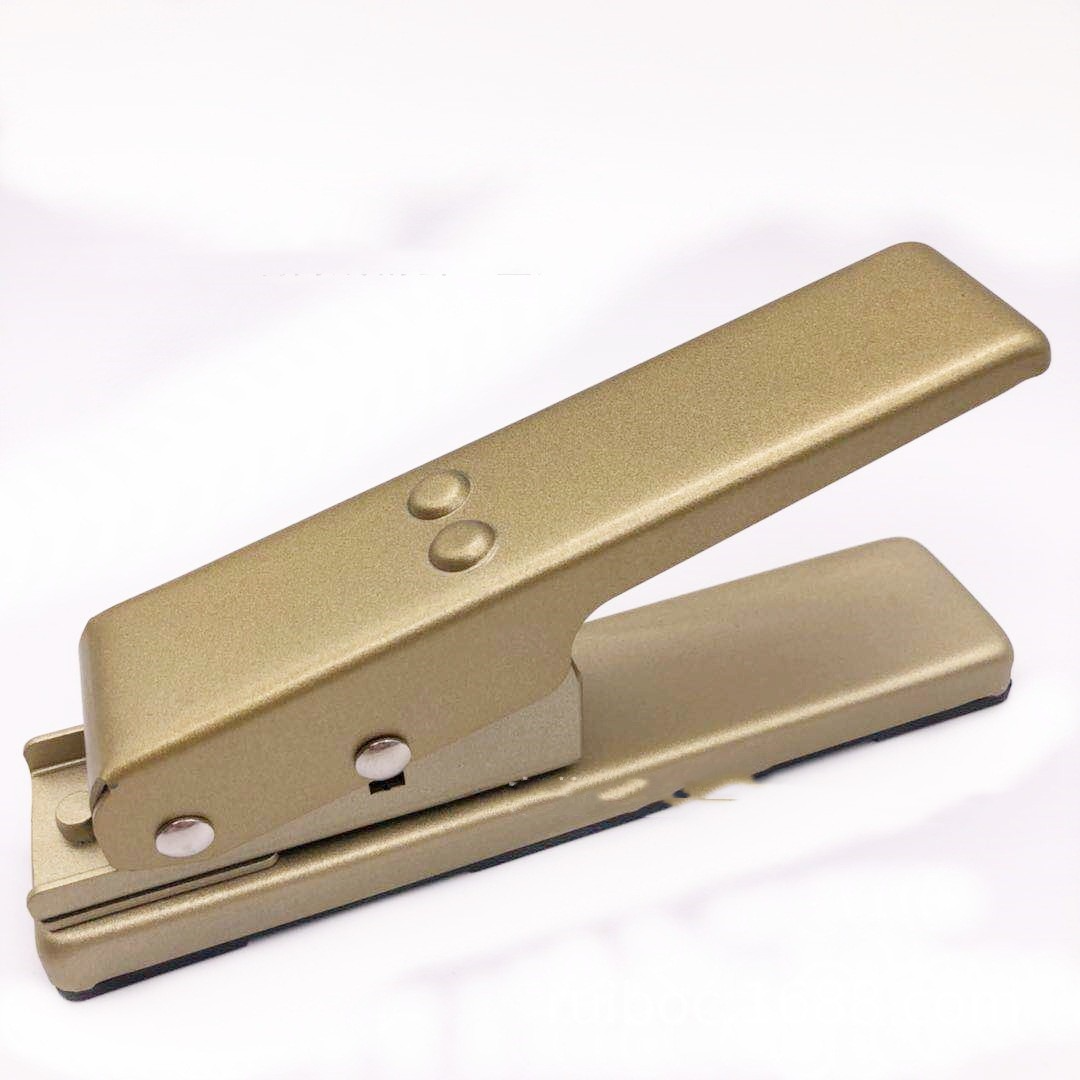 Gold Metal Guitar Pick Cutter