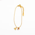 Zodiac Birthstone Steel Bracelet for Women