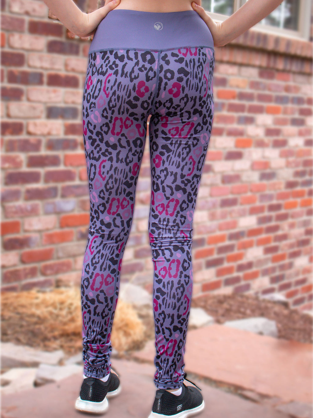 Ame Leopard Printed Activewear Leggings