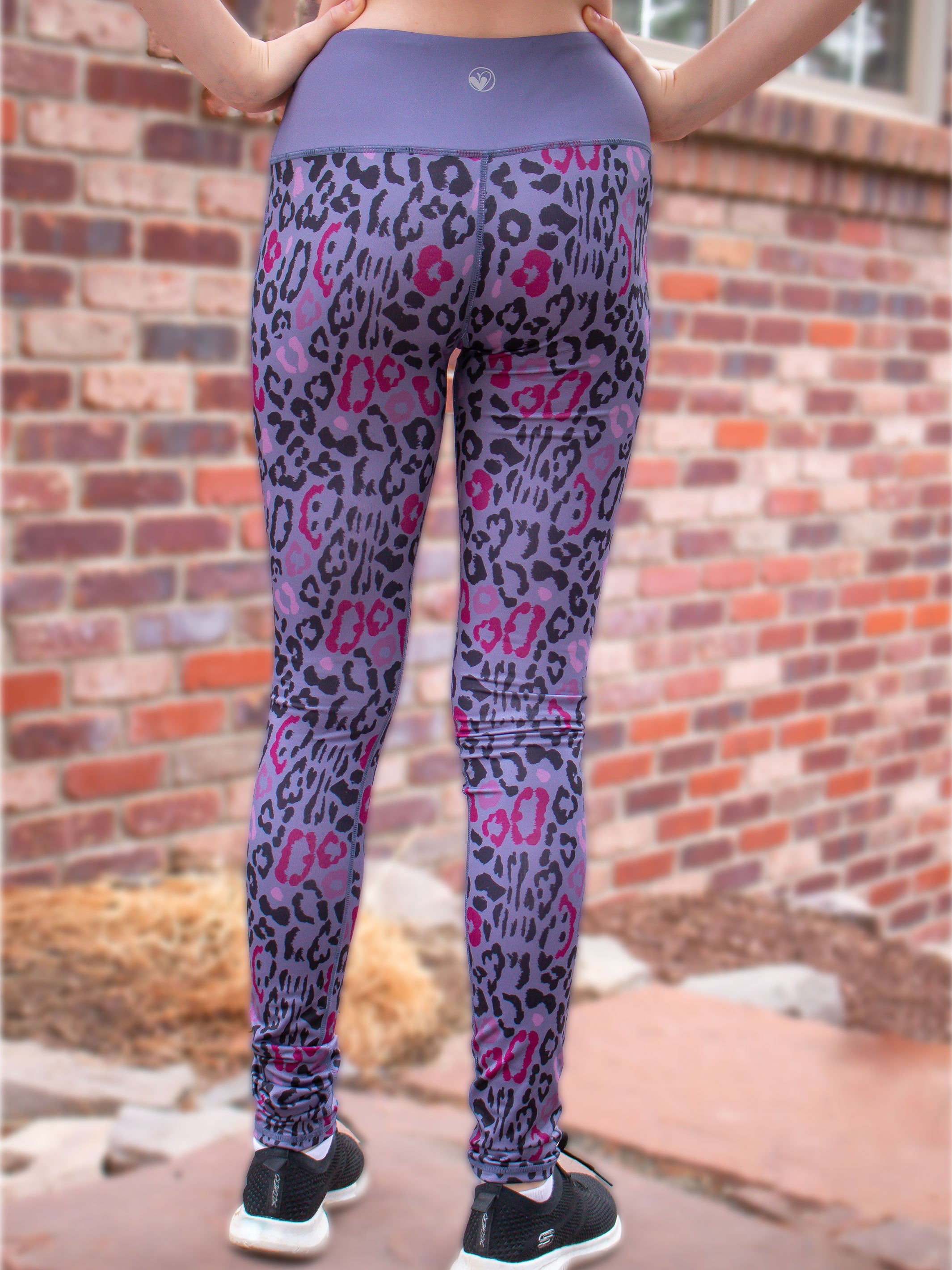 Ame Leopard Printed Activewear Leggings