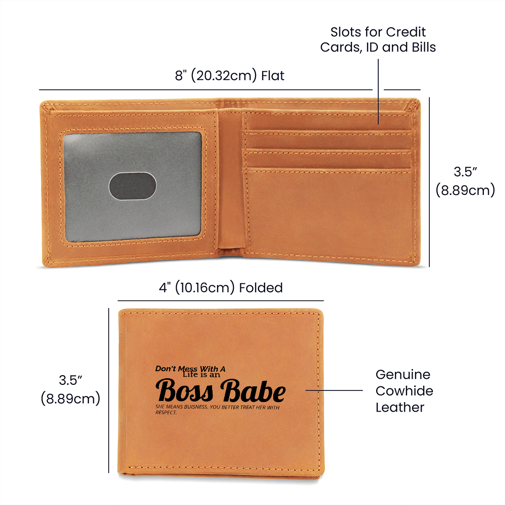 Graphic Leather Wallet