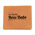 Graphic Leather Wallet