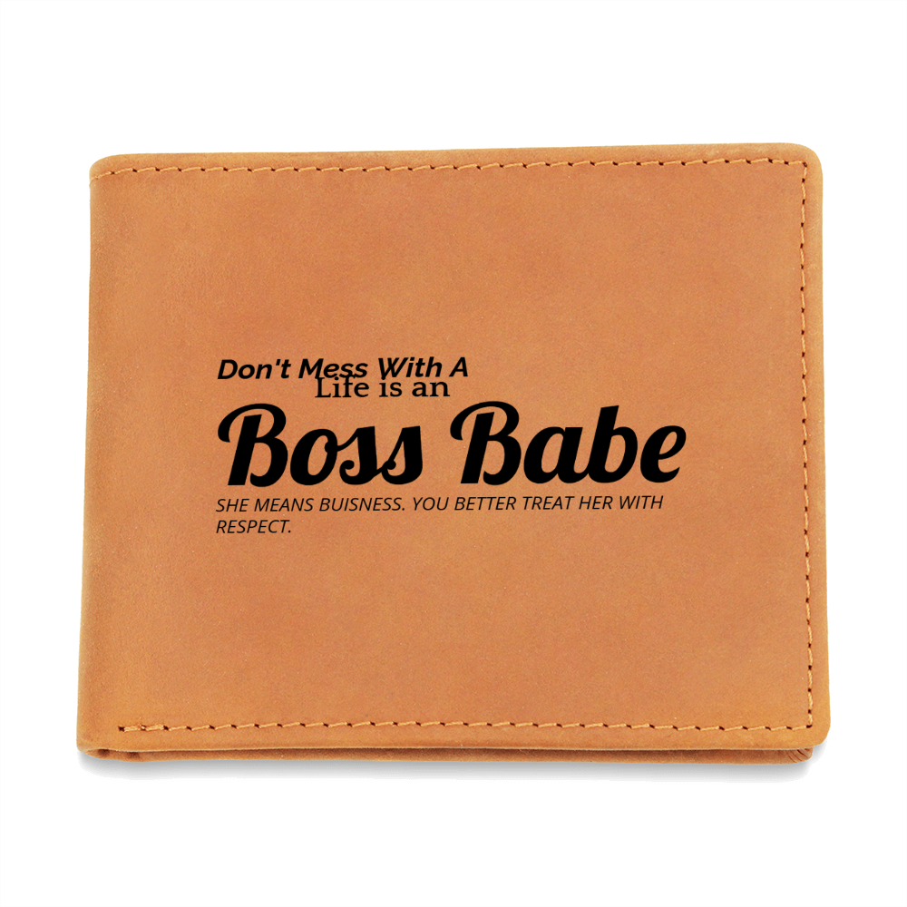 Graphic Leather Wallet