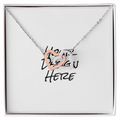 Interlocking Hearts Necklace - Yellow & White Gold Variants