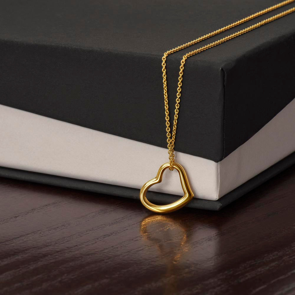 Delicate Heart Necklace - No MC